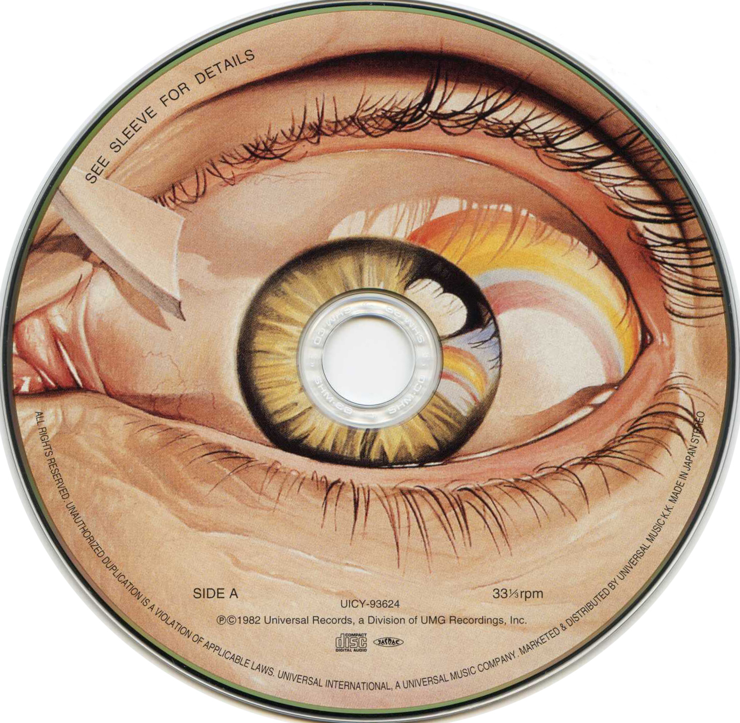 Straight between the eyes rainbow