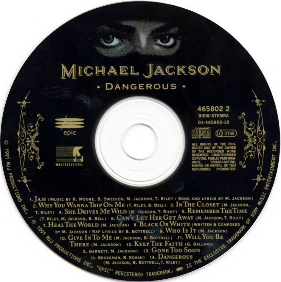 Musicotherapia Michael Jackson Dangerous (1991)