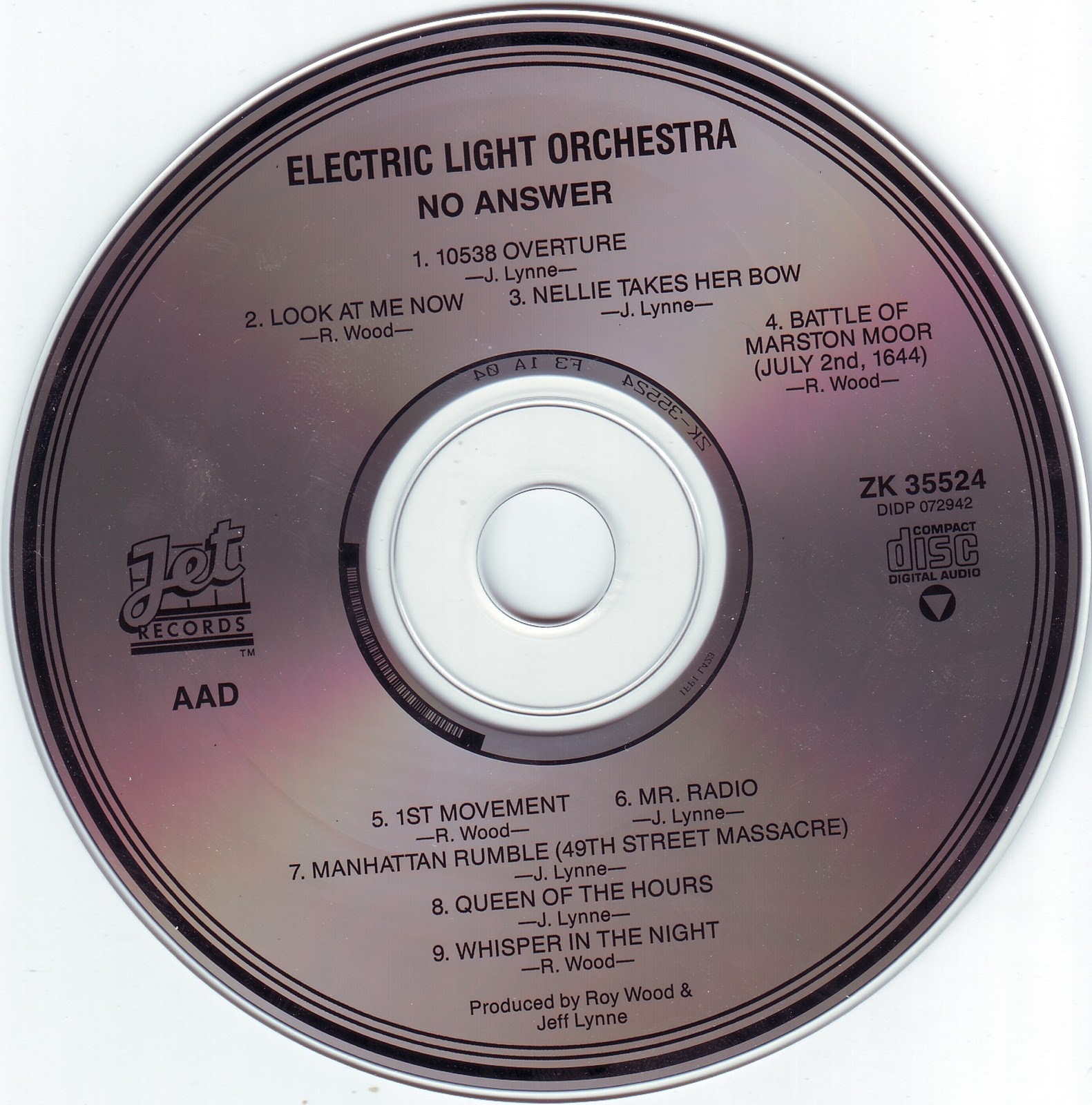 Musicotherapia Electric Light Orchestra No Answer (1972)