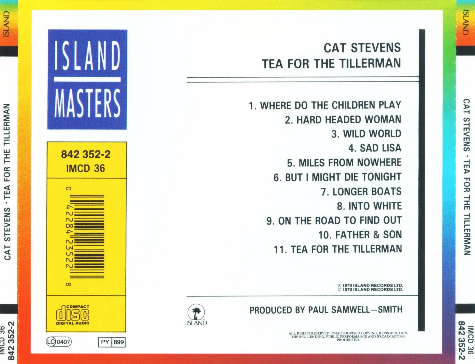 Musicotherapia Cat Stevens Tea For The Tillerman (1970) Musicotherapia Cat Stevens Tea For The Tillerman (1970)