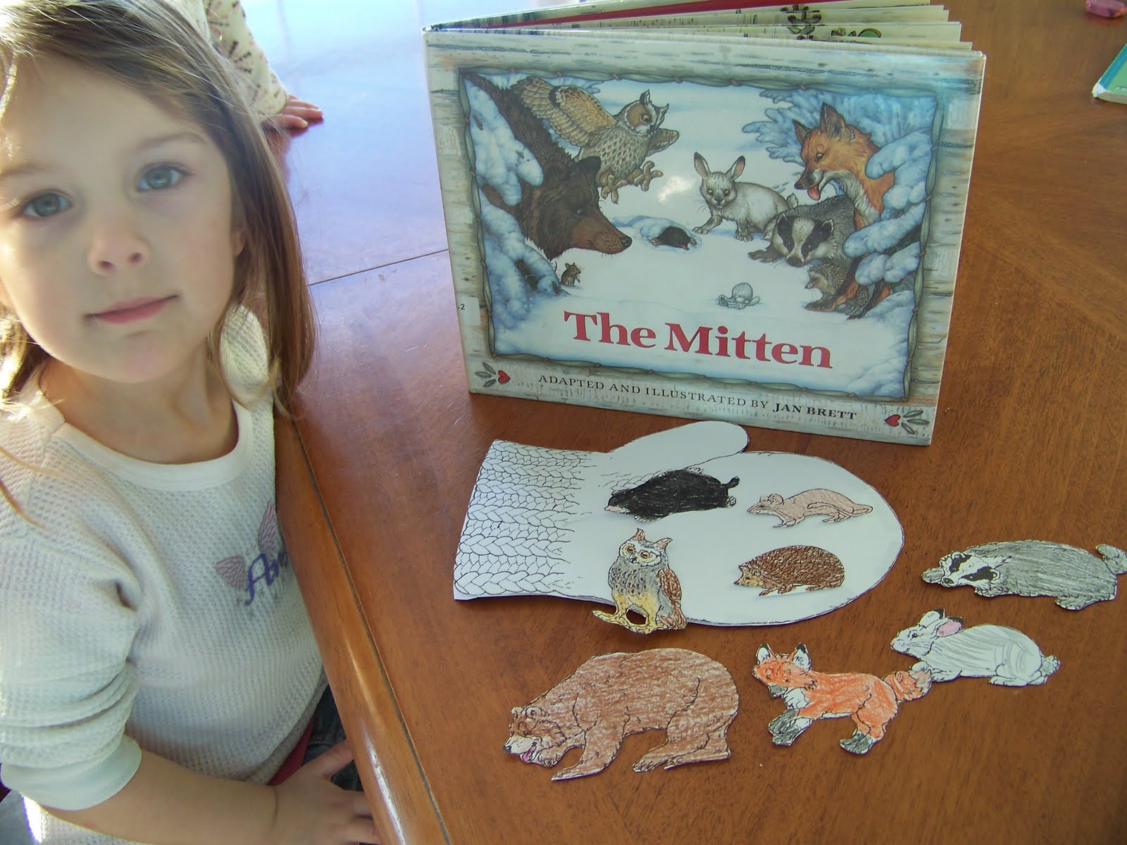 My Four Girls The Mitten by Jan Brett