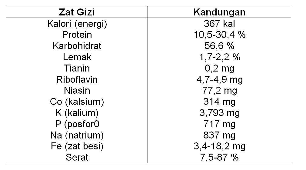 djispy's snack Kandungan Gizi Jamur Tiram
