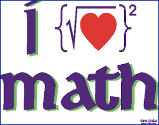 I love math, math clip art, click for math games