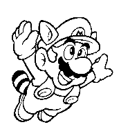 Super Mario brothers color pages, free printable Super Mario color pages,