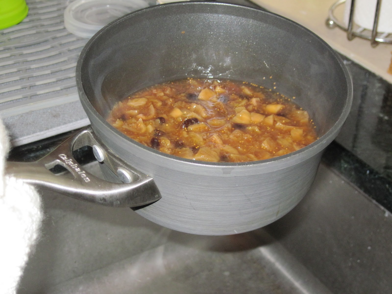 Figgy pudding a recipe Yankee Kitchen Ninja