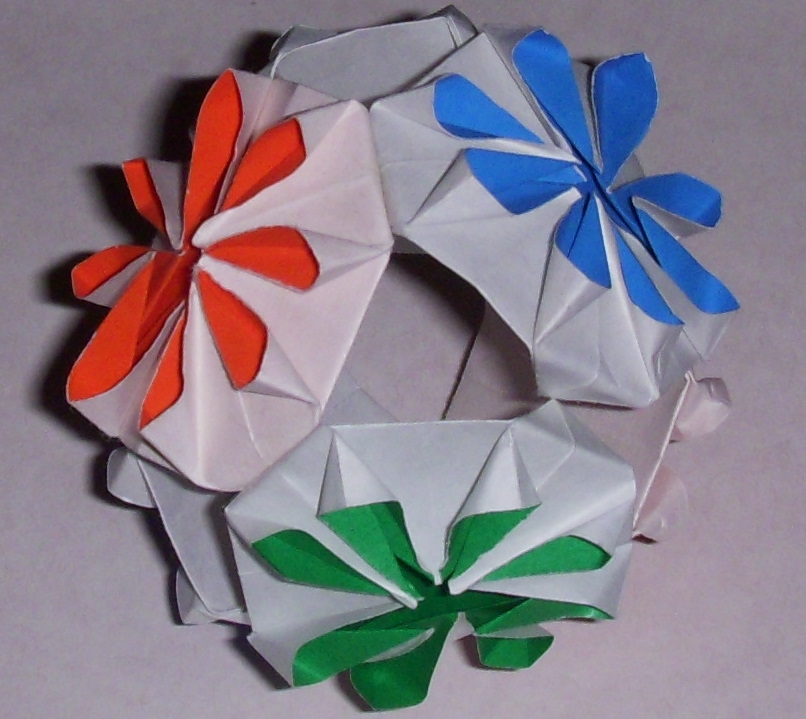 Origami Origami Chrysanthemum kusudama