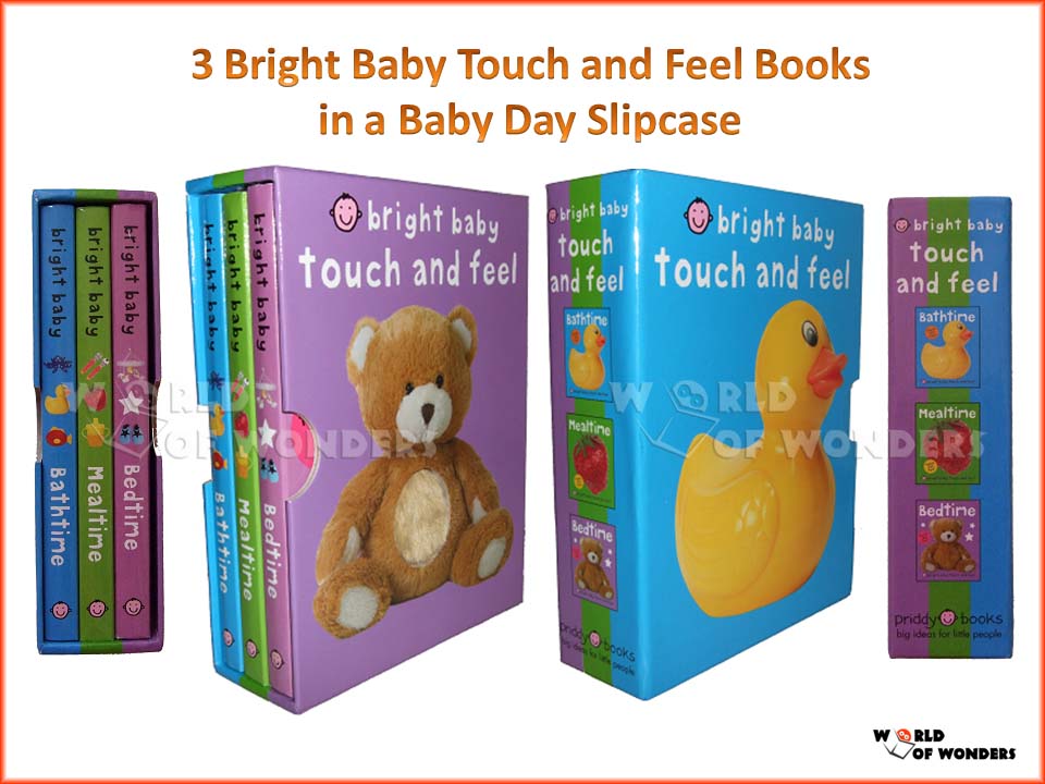 World of Wonders Bright Baby Touch and Feel Baby Day Slipcase