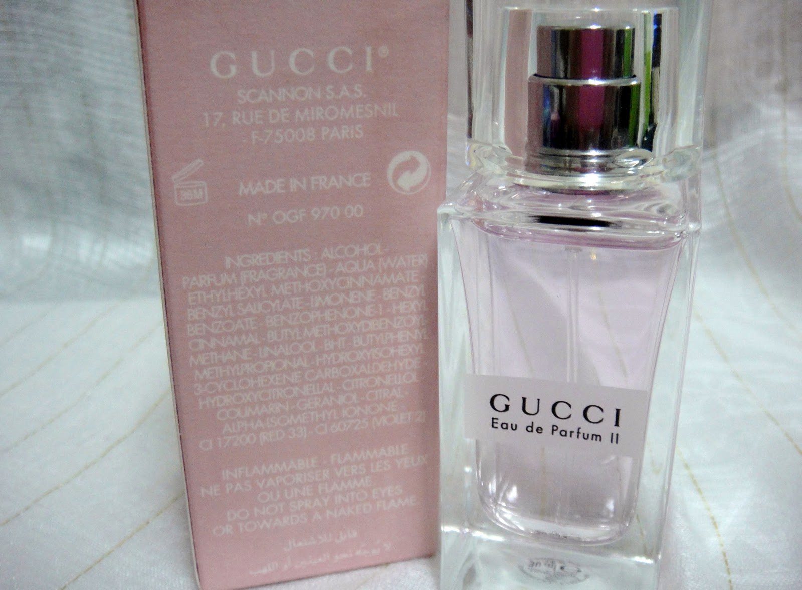 Гуччи розовый фото Флакон 5 мл из-под Gucci II Eau de Parfum в дар (Красноярск). Дарудар