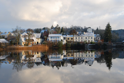 brittany france property reflections huelgoat lake