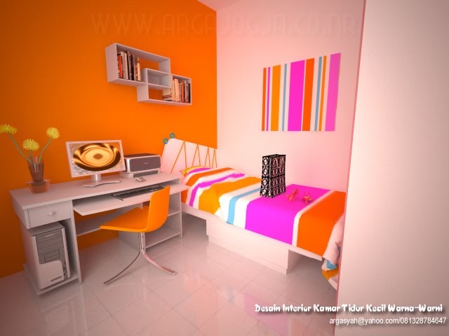 Desain Interior Kamar Tidur Kecil Full Color Blognya 