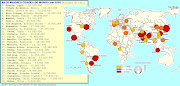 Mapa mundo - Planisfério. Publicada por C. à(s) 16:41 Sem comentários: planisf rio 