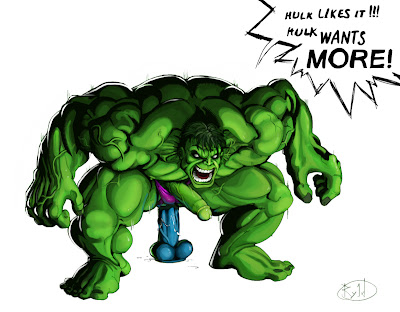 400px x 312px - RYLD'S ART BLOG: Hulk wants MORE! (colored version)