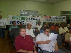 Mobilização na Câmara Municipal de Bebedouro