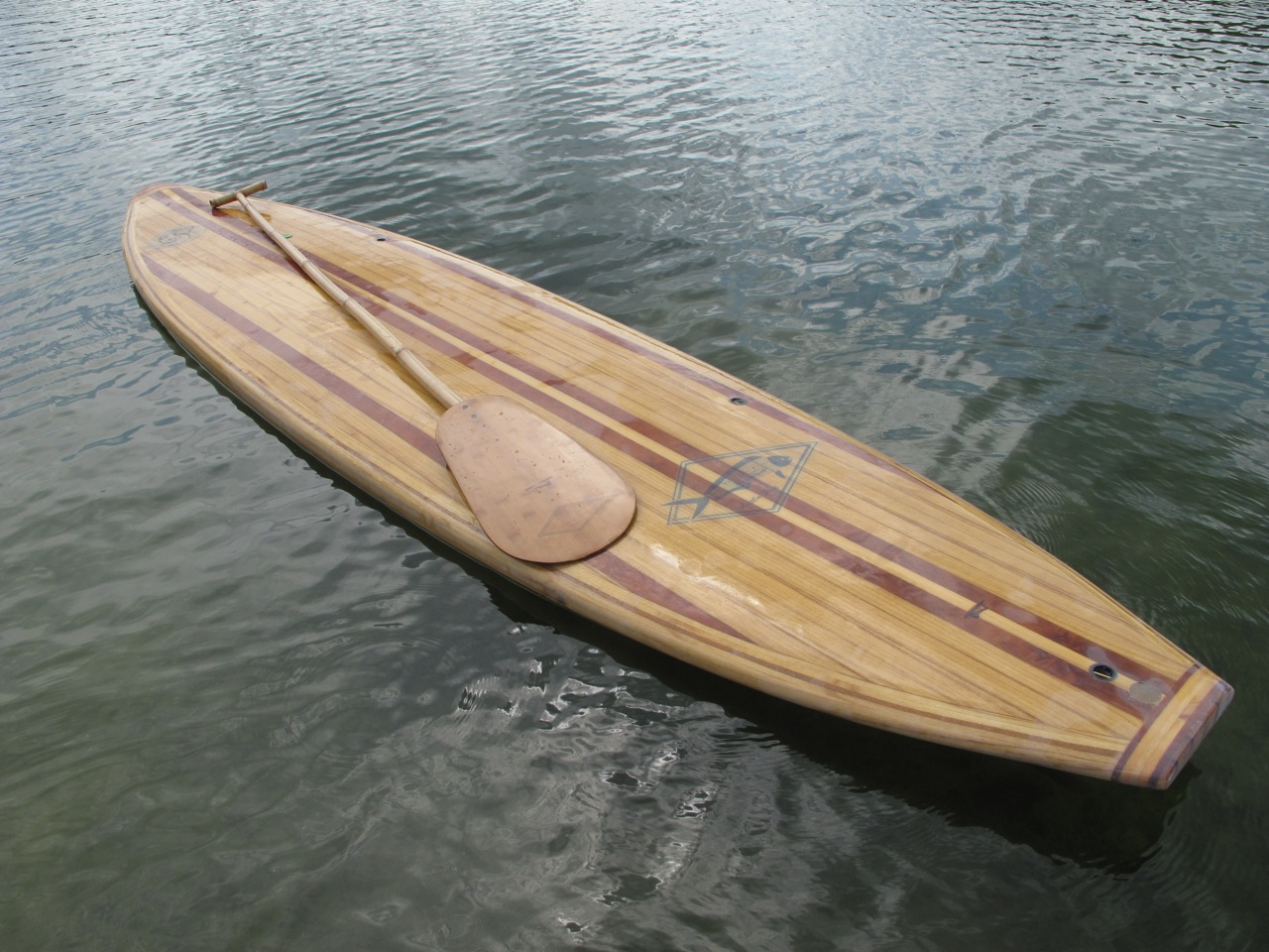 Wooden Surfboards Troy builds another SUP