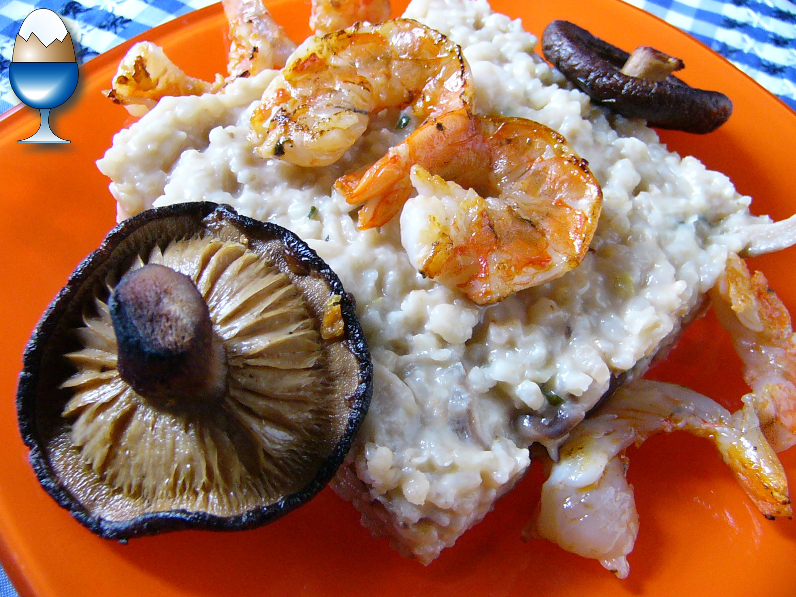 Con un par de... recetas Risotto de shiitake y queso de cabra