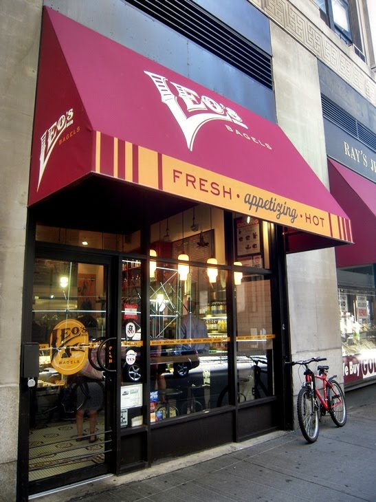 The Podanys to our world Leo's Bagels Financial District, NYC