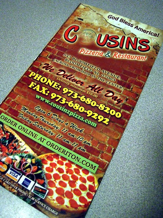 The Podanys to our world Cousins Pizzeria Bloomfield, NJ