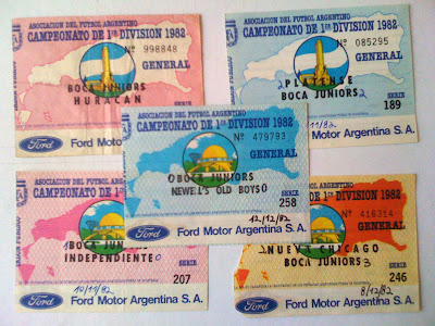Coleccionista de Boca Juniors: Entradas de Boca