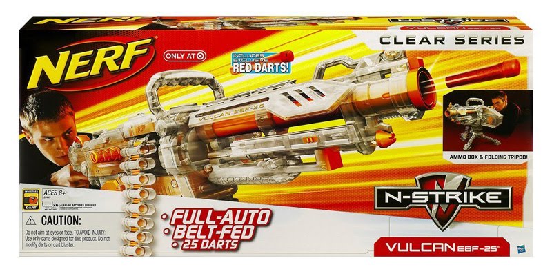 SG Nerf: Nerf Clear Vulcan EBF-25!