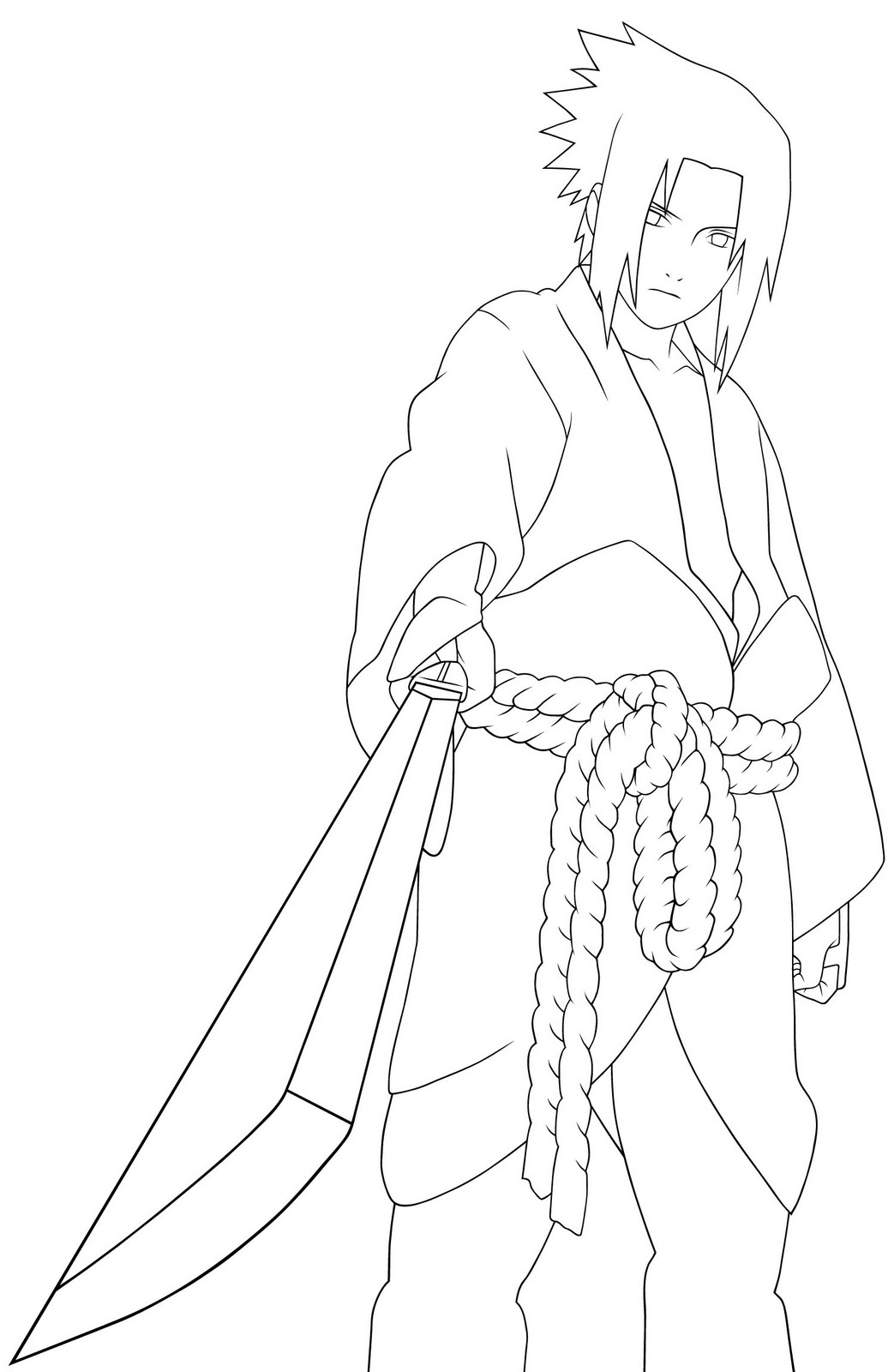 Printable Coloring Pages: Naruto Coloring Pages