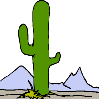 Cactus Western clipart picture