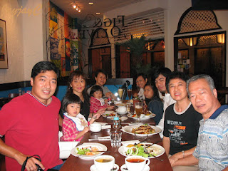 Dining with my beloved family members