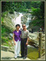 John and Jacq at Lata Iskandar Waterfalls, Tapah