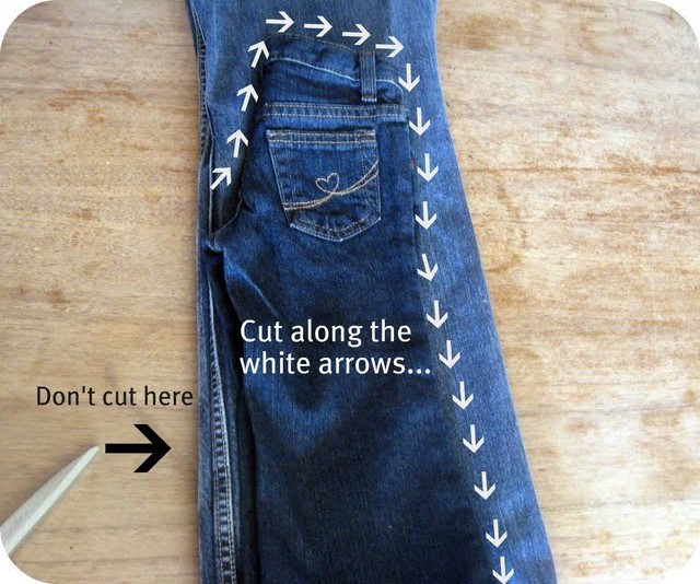 Easy DIY Toddler Jeans Tutorial
