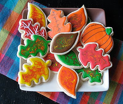 Thanksgiving Cookies Turkeys Leaves And Pumpkins Oh My Amanda S Cookin