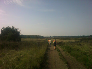 De trailwalker was een echte teambuilding op de edese hei