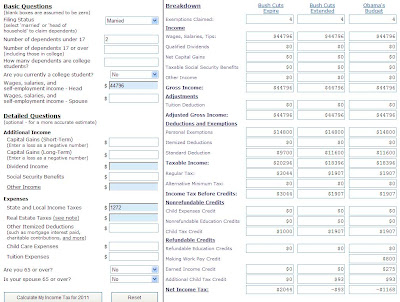  Refund Calculator on These Figures Into The Calculator At Mytaxburden Org And Here Is What