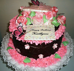 Chocolate and Pink Birthday Cake