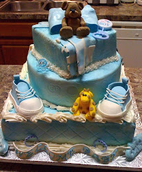 Baby Bear Shower Cake
