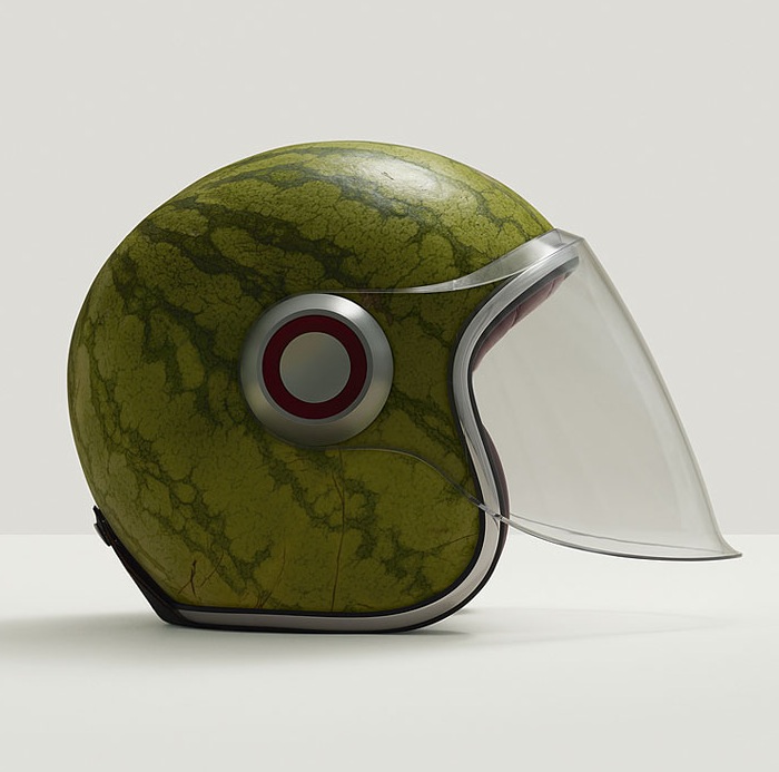 hollowsolid Watermelon Helmet