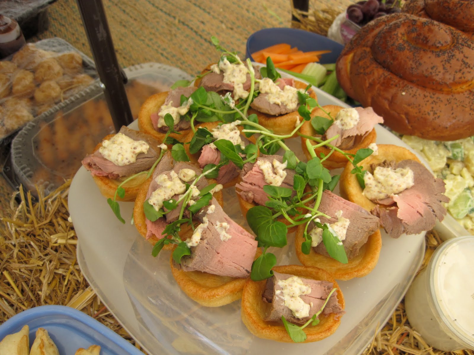 Yorkshire Pudding Please Canape Competition...my Yorkshire puddings