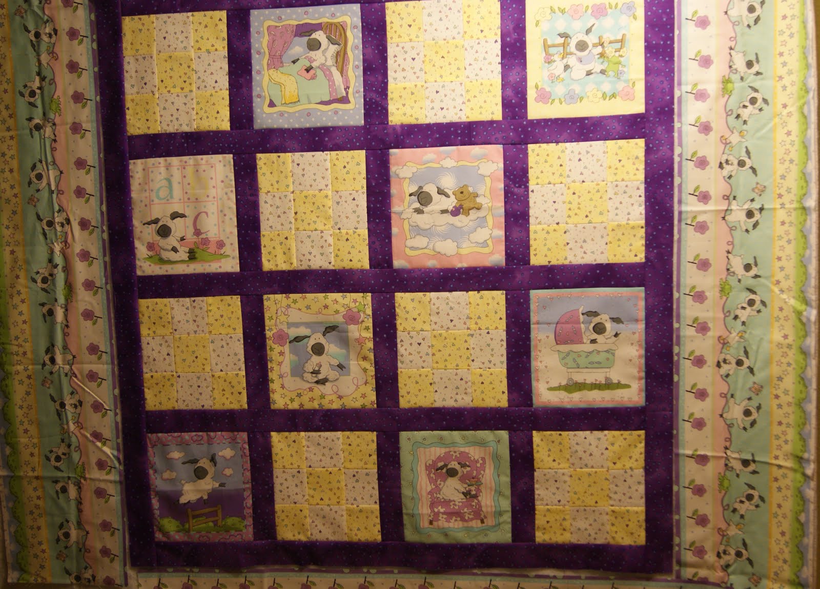 One Piece at a Time Newton Baby Quilt