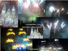 Collage fuegos Apostol Santiago