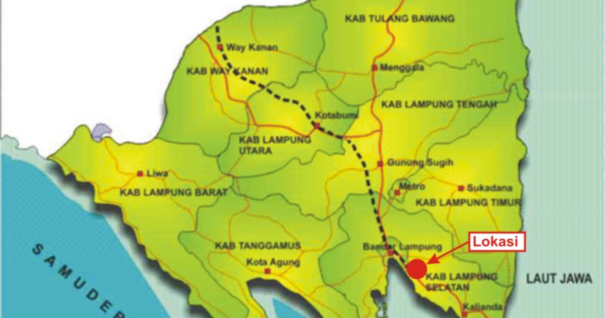 Peta Lampung