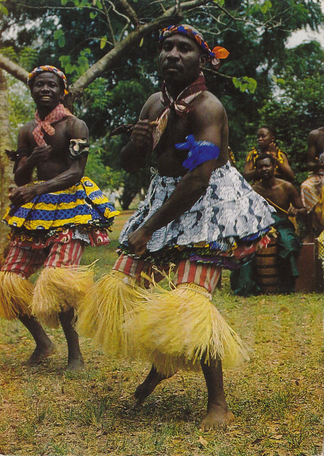 johan postcards: Ghana - The Adzogbo Folk-Dance.
