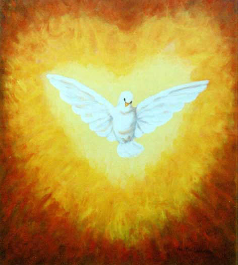 La colomba, simbolo dello Spirito Santo