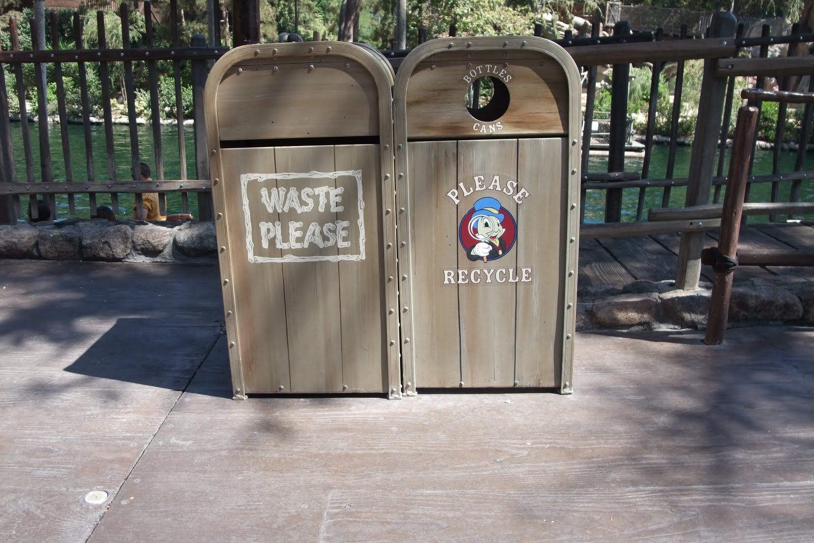 Disneyland Trash Cans