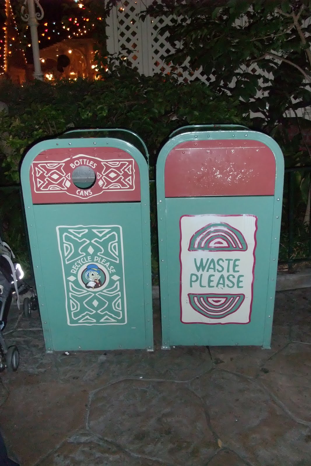 Disneyland Trash Cans
