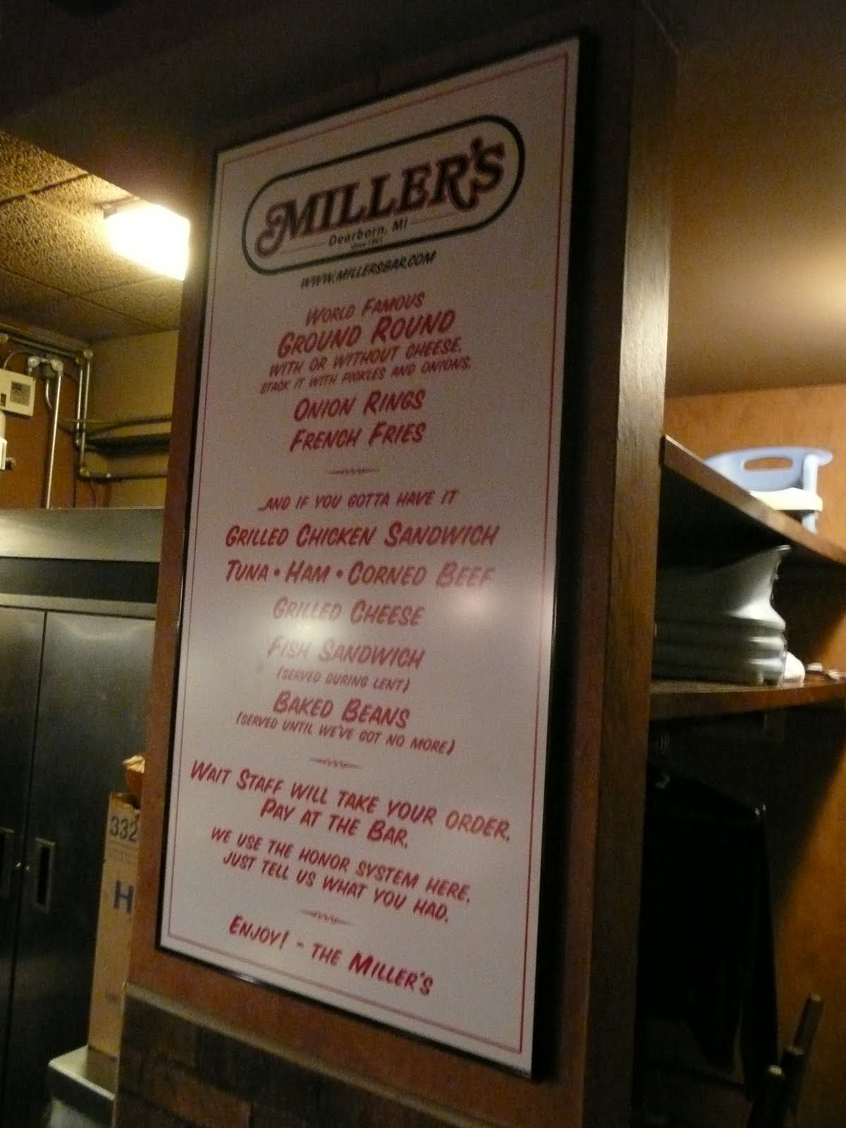 PIG OUT SPOTS Miller's Bar (Dearborn, MI)