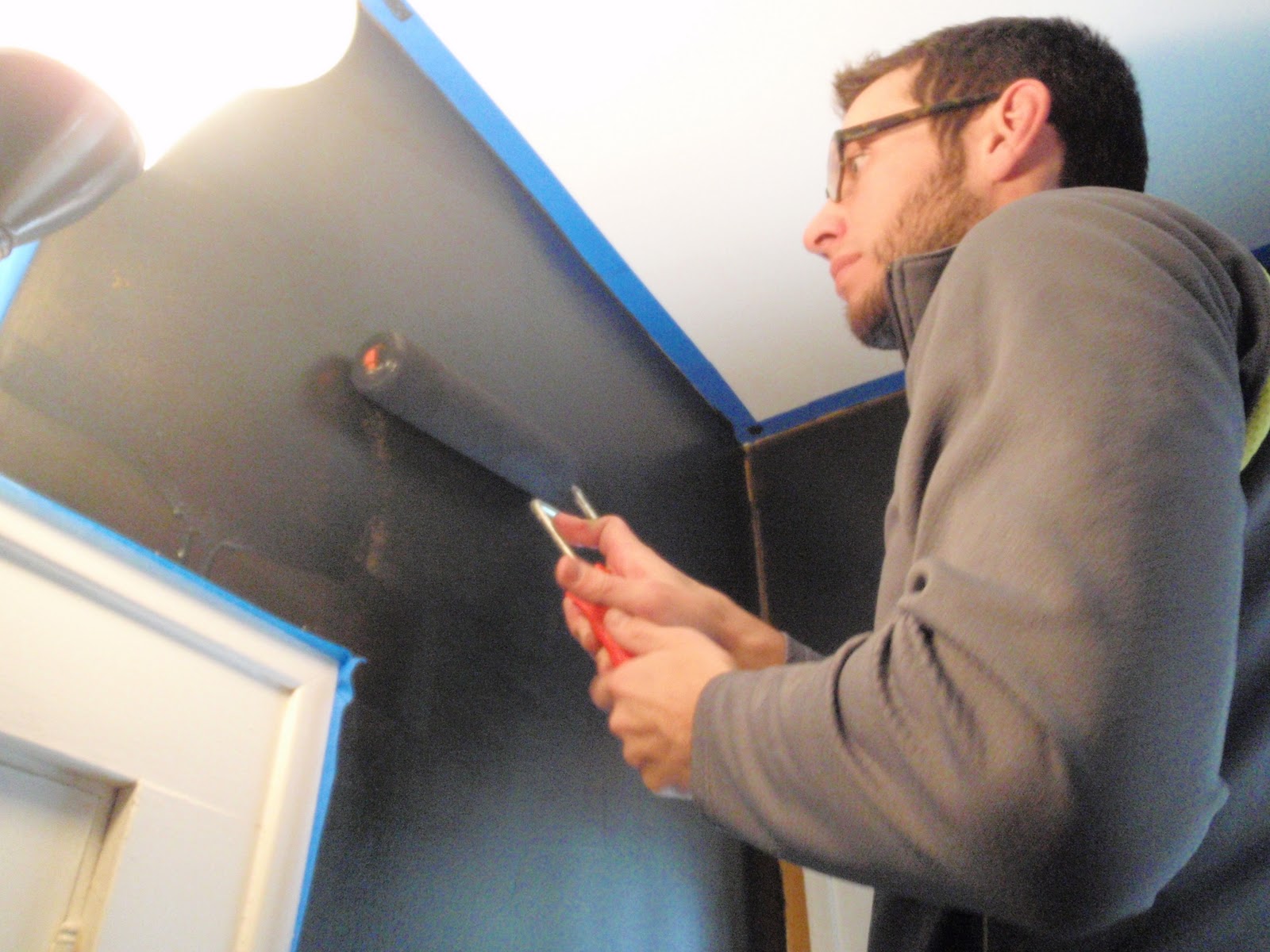 Hammers and High Heels While the Chalkboard Paint Cures, Should We