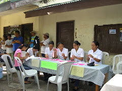 Nurses registering patients at Silik  Elem.