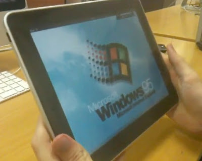 ดูคลิป ที่นำ Windows 95 มาลง iPad