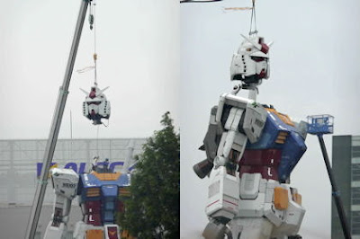 หุ่นกันดั้ม(Gundam)ขนาดจริง ที่ Shizuoka Japan สร้างเสร็จแล้ว!!!