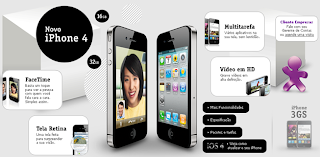 Vivo coloca hotsite do iPhone 4 no ar