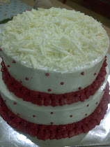 2 Tier Wedding Buttercream Cake