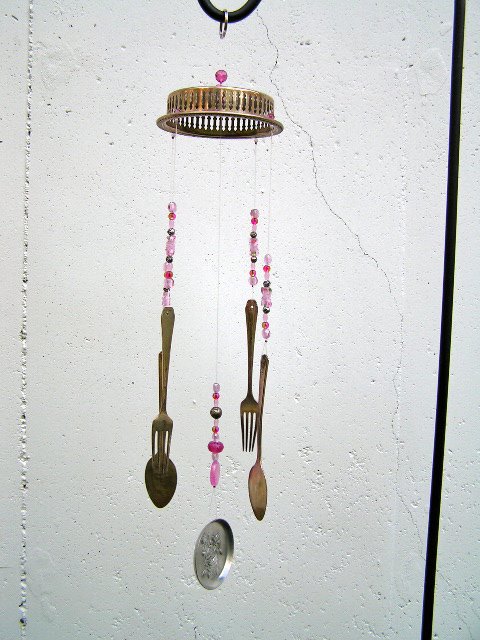 Pink Rose Chimes